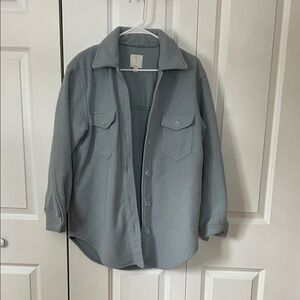 Joie Women's Light Gray Shirt Jacket